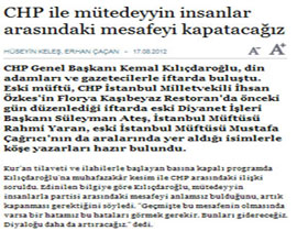 CHP ile mütedeyyin insanlar arasındaki mesafeyi kapatacağız