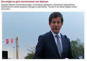 Ahmet Davutoğlu: Demokrasi ve Kuran Çelişmez