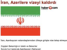 İran, Azerilere vizeyi kaldırdı