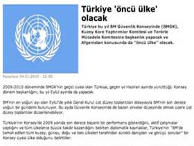 Türkiye öncü ülke olacak