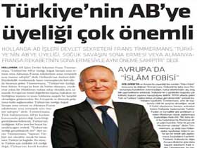 Türkiye'nin AB'ye üyeliği çok önemli