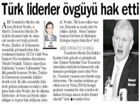 Türk liderler övgüyü hak etti