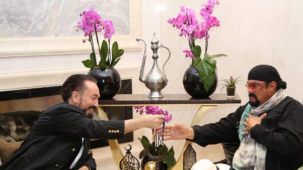 Adnan Oktar’s meeting with the famous actor || Steven Seagal