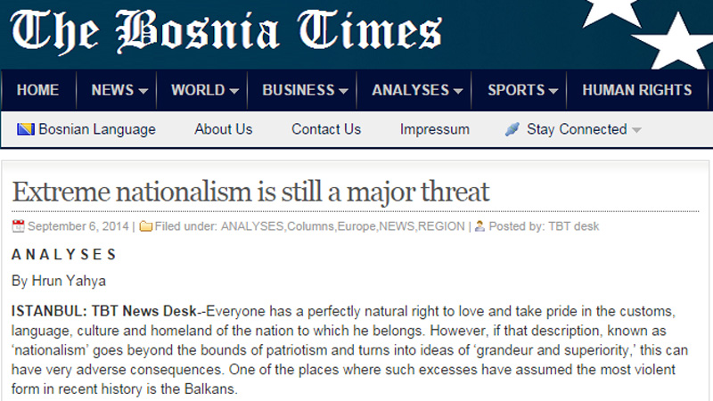 Extreme nationalism is still a major threat || Bosnia Times