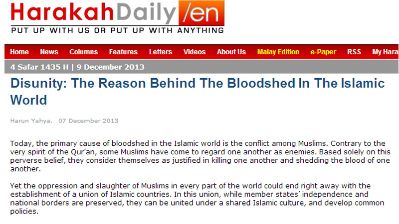 Disunity: The Reason Behind The Bloodshed In The Islamic World || Harakah Daily