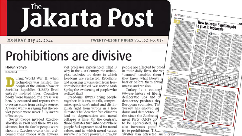 Prohibitions are divisive || The Jakarta Post