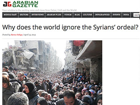 Why does the world ignore the Syrians’ ordeal?