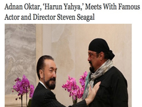 Sn Adnan Oktar'ın Amerikalı ünlü oyuncu ve yönetmen Steven Seagal ile görüşmesi