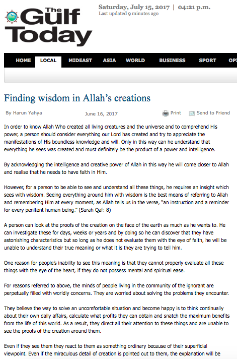 Finding wisdom in Allah’s creations 