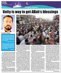 Unity is the Way to Get Allah’s Blessings