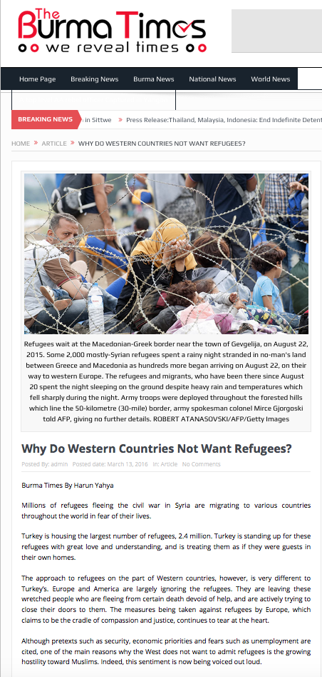 Why Do Western Countries Not Want Refugees?