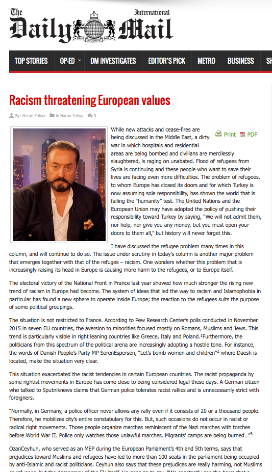 Racism Threatening European Values