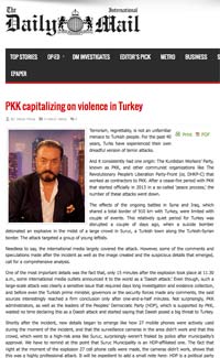 PKK capitalizing on violence in Turkey