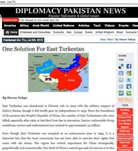 One solution for East Turkestan