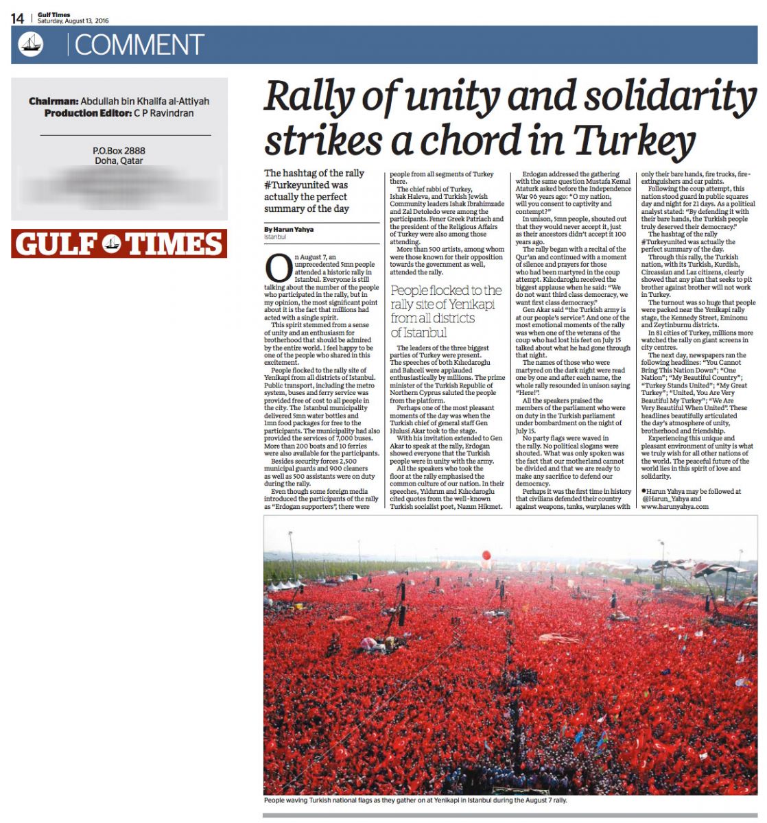 Birlik olmanın güzelliği