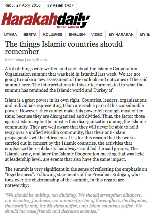 The Things Islamic countries should remember 