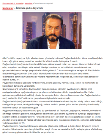 İslam kadına değer kazandırır