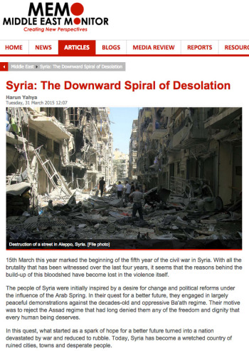 Syria: The Downward Spiral of Desolation