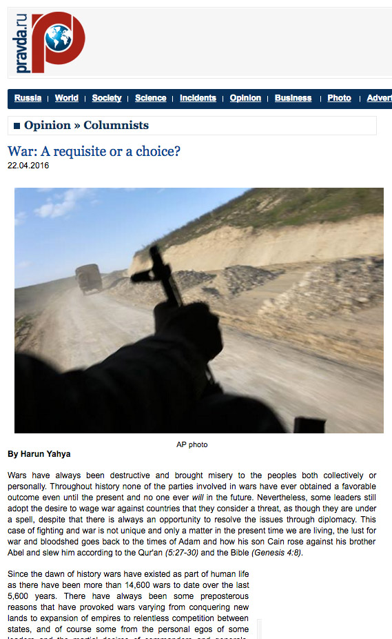 War: A requisite or a choice? 