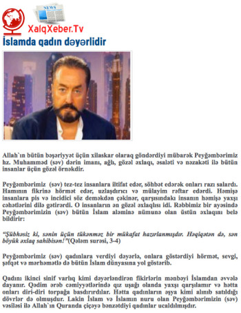 İslam kadına değer kazandırır