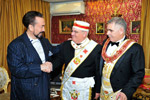- Mr. Adnan Oktar  - Mr. Aldo Zucca, Grand Treasurer of the Grand Lodge of Italy u.m.s.o.i. - Mr. Gian Franco Pilloni, Grand Master of the Grand Lodge of Italy u.m.s.o.i.