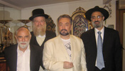 Sayın Adnan Oktar, Sanhedrin hahamları Rabbi Hollander, Abrahamson, Rahimi ile