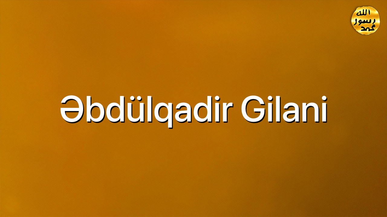Əbdülqadir Gilani