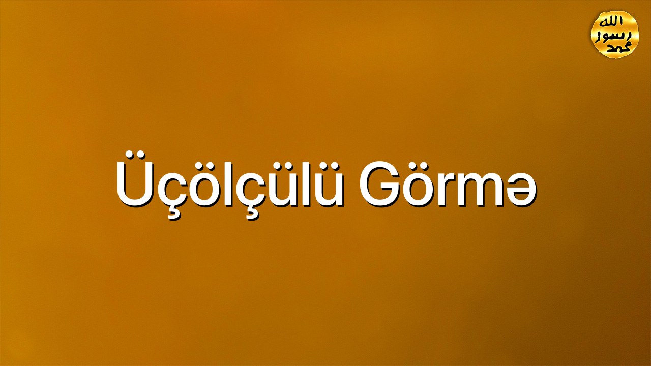 Üçölçülü görmə
