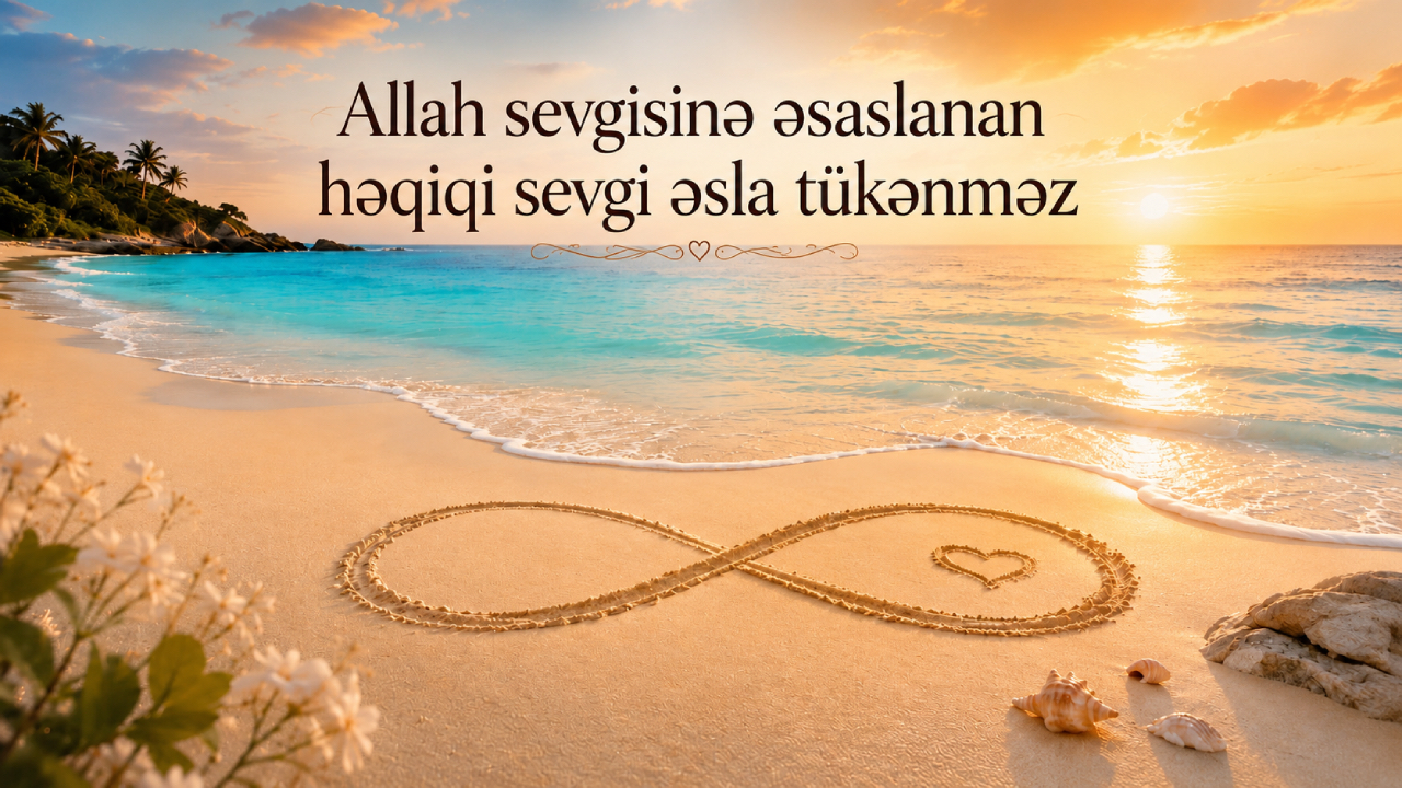Allah sevgisinə əsaslanan həqiqi sevgi əsla tükənməz