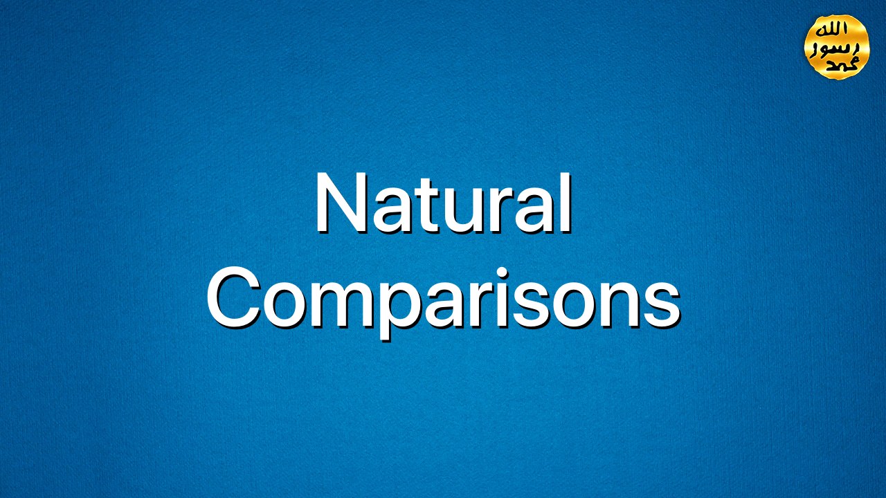 Natural Comparisons