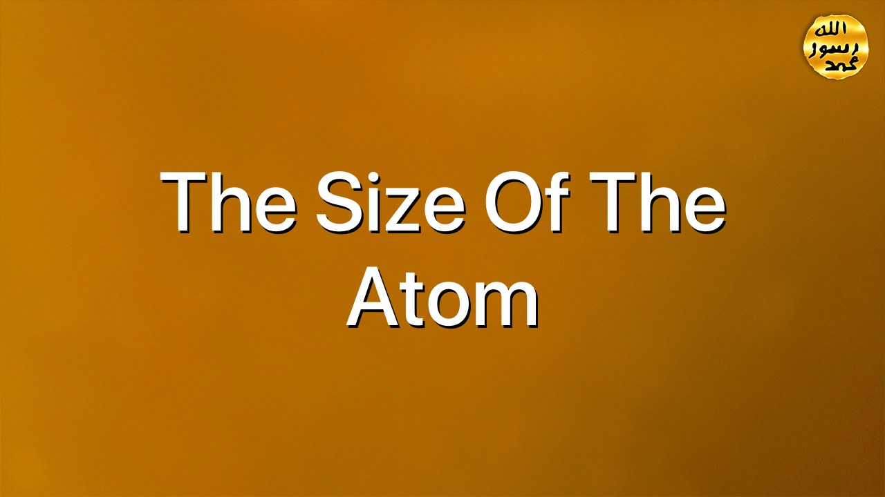 The Size of the Atom