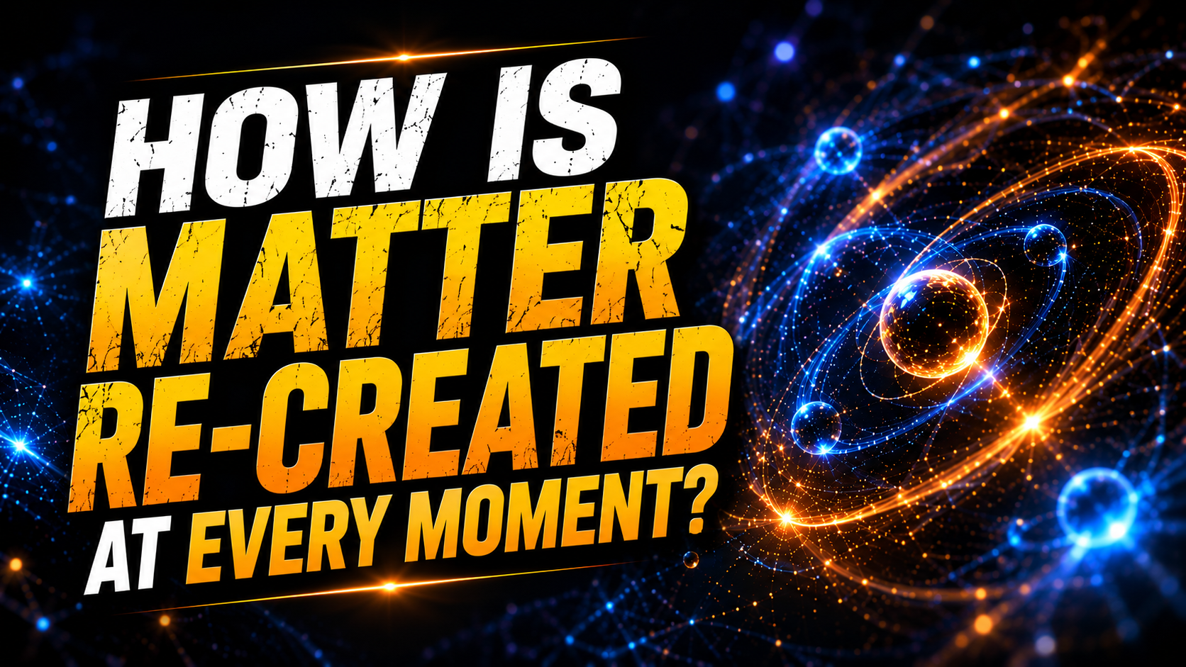 How Is Matter Re-created at Every Moment?