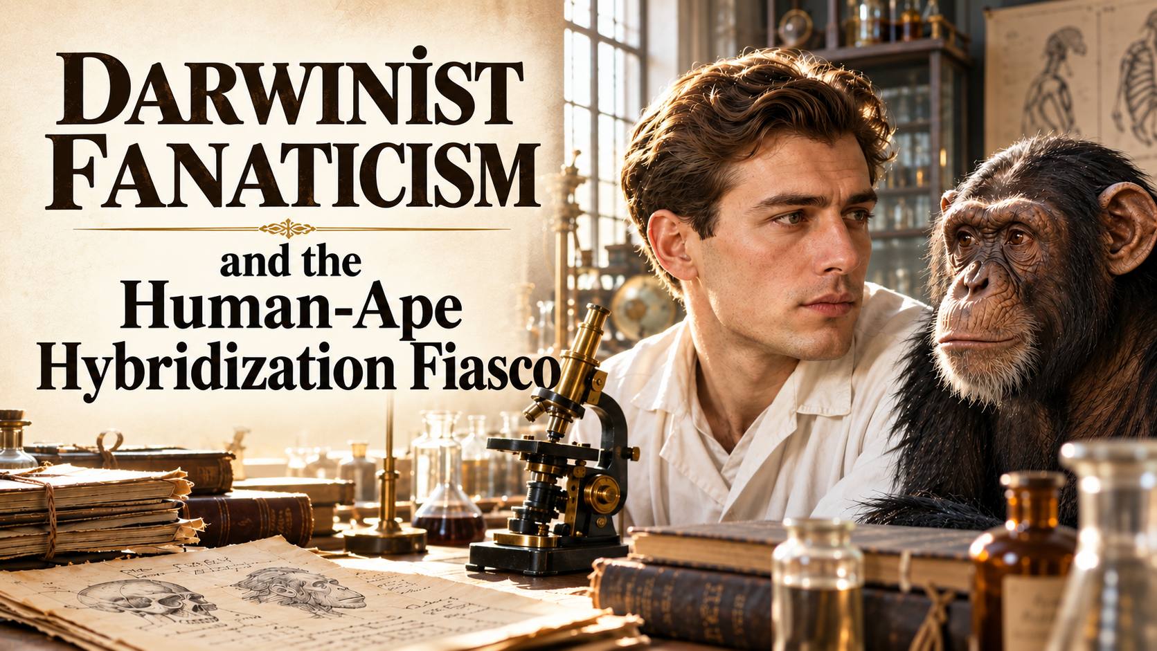 Darwinist Fanaticism and the Human-Ape Hybridization Fiasco
