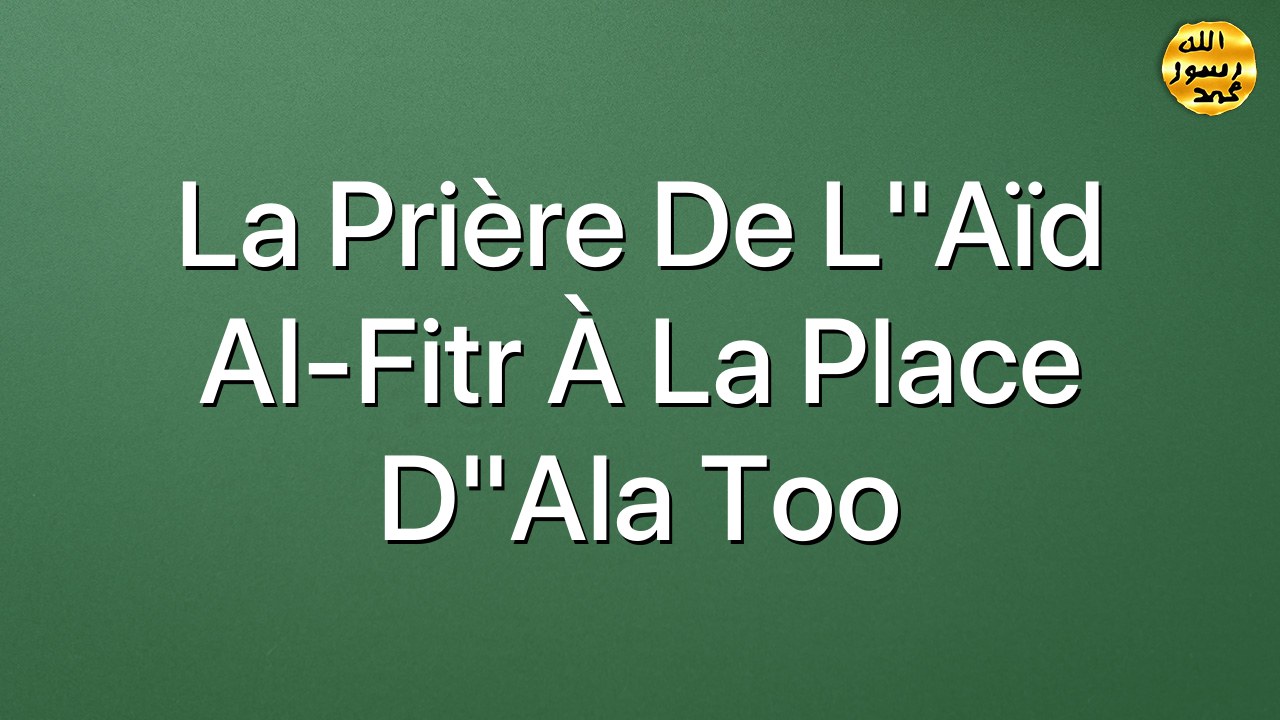 La prière de l"Aïd al-Fitr à la Place d"Ala Too