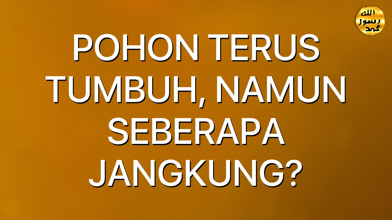 POHON TERUS TUMBUH, NAMUN SEBERAPA JANGKUNG?
