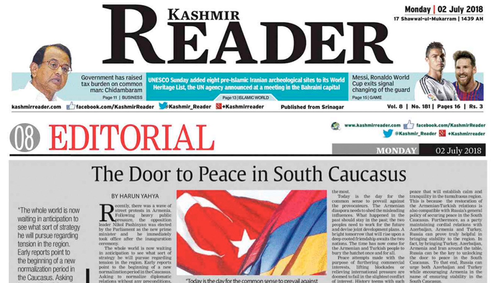 The Door to Peace in South Caucasus