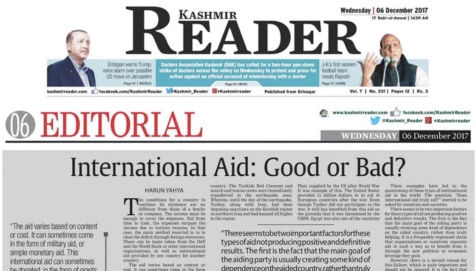 International Aid: Good or Bad?