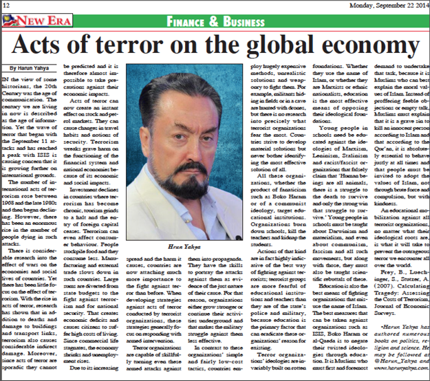 How can the contagious terror be stopped?