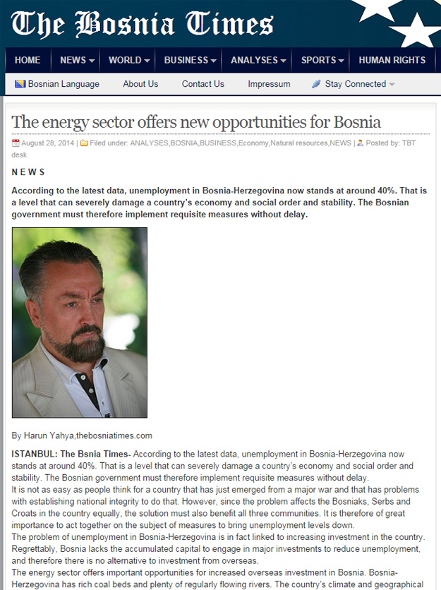 The energy sector offers new opportunities for Bosnia