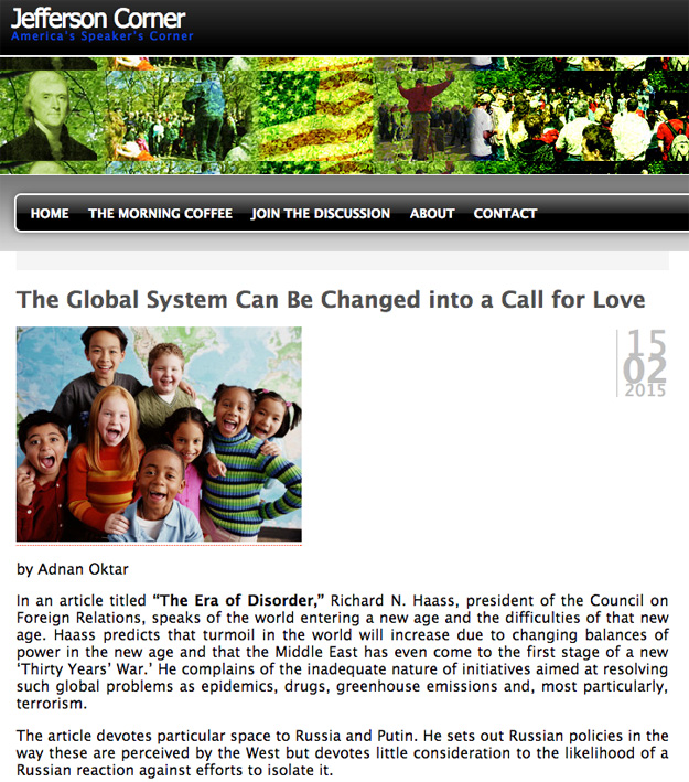 The Global System Can Be Changed into a Call for Love