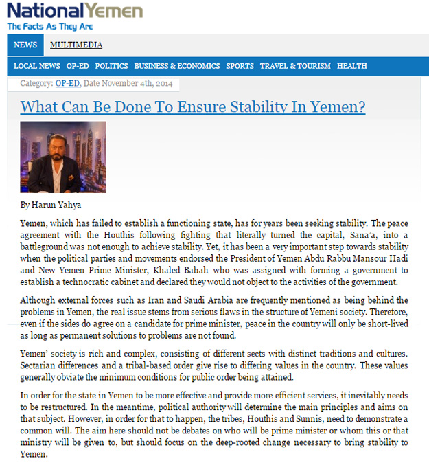 Yemen'de İstikrarın Sağlanması İçin Neler Yapılabilir?