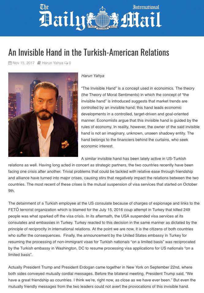 Türk Amerikan İlişkilerindeki Görünmez El