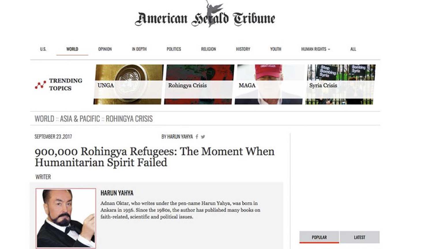 900,000 Rohingya Refugees: The Moment When Humanitarian Spirit Failed