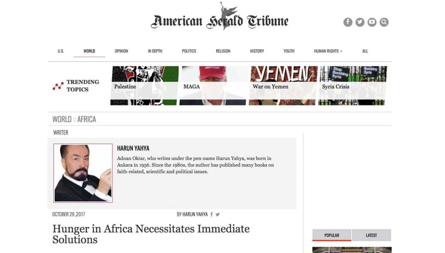 Afrika’daki Açlık Sorunu Kalıcı Çözümler Gerektiriyor