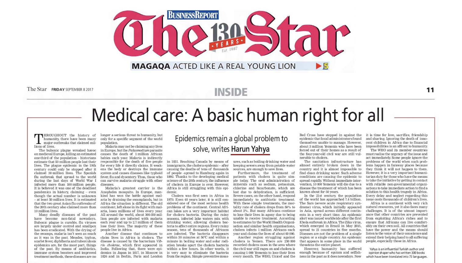 Medical care: a basic human right for all