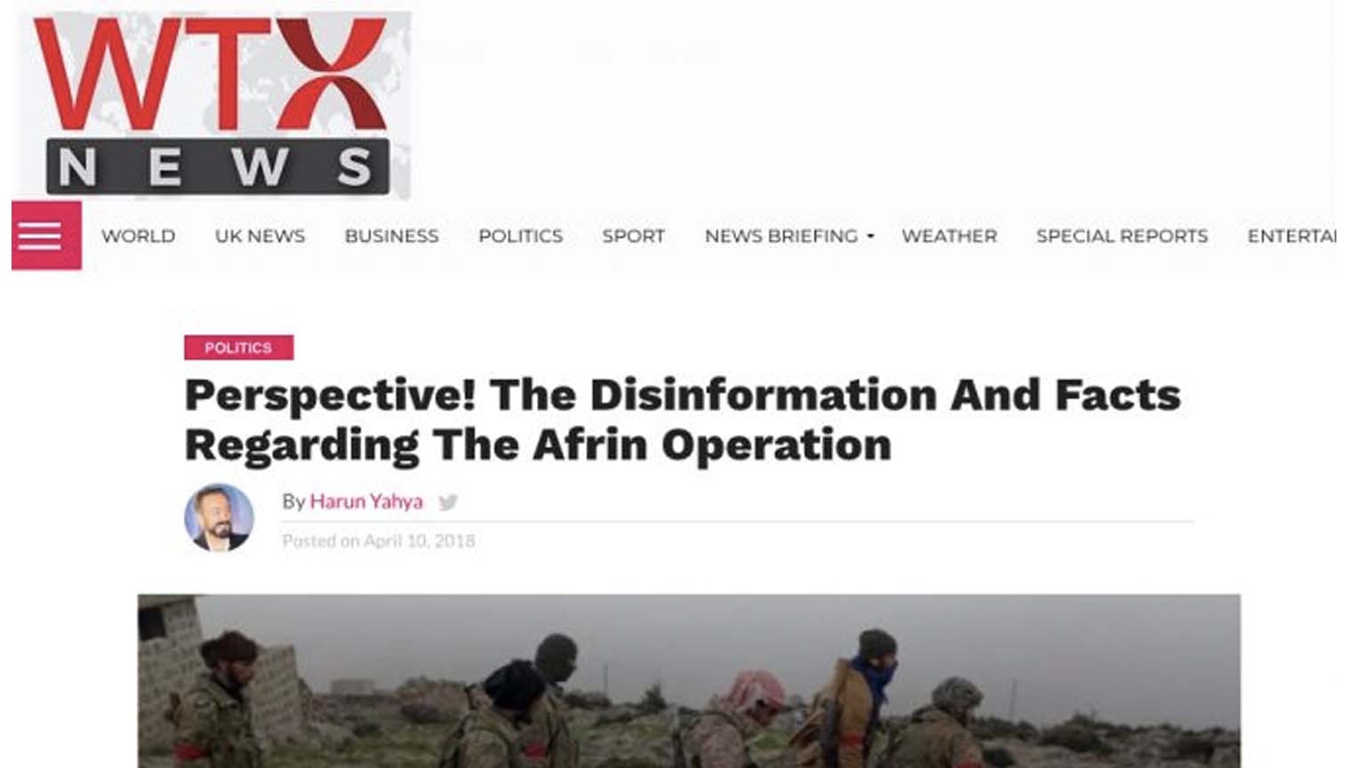 Afrin harekatıyla ilgili dezinformasyonlar ve gerçekler
