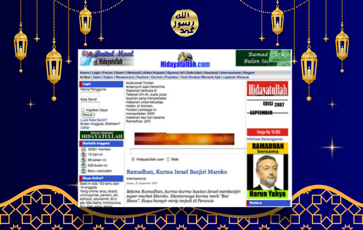 Harun Yahya Ramazan Sayfaları