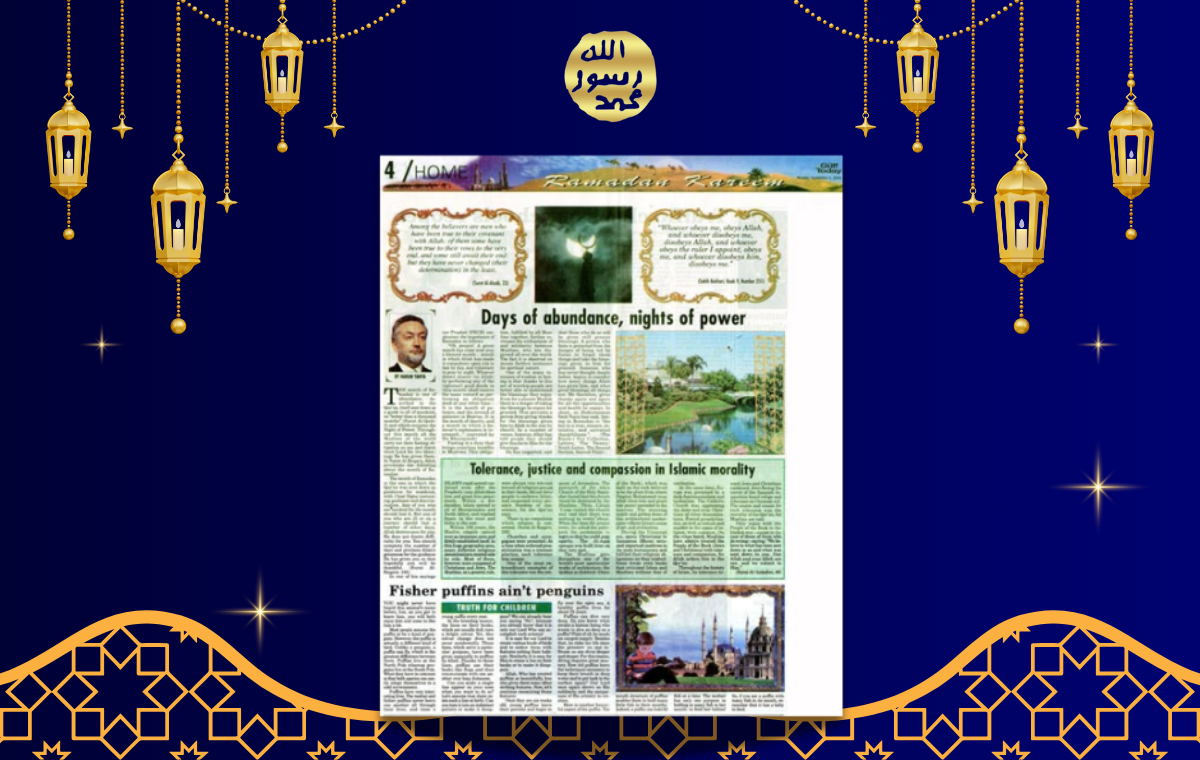 Harun Yahya Ramazan Sayfaları