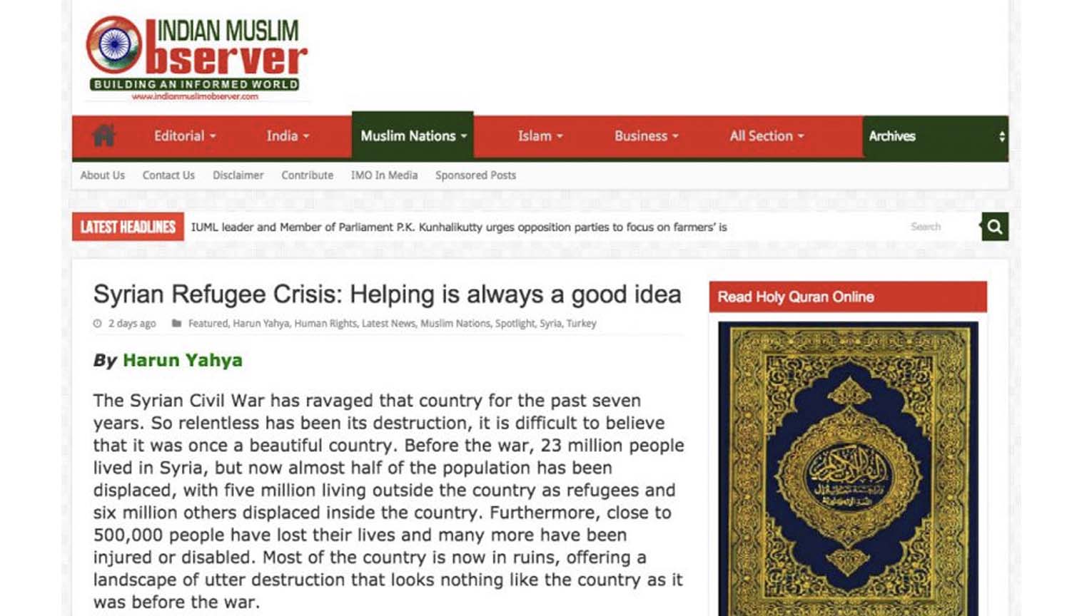 Syrian Refugee Crisis: Helping is always a good idea