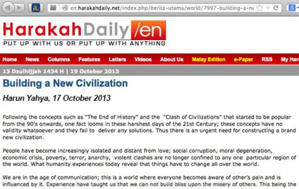 Building a New Civilization